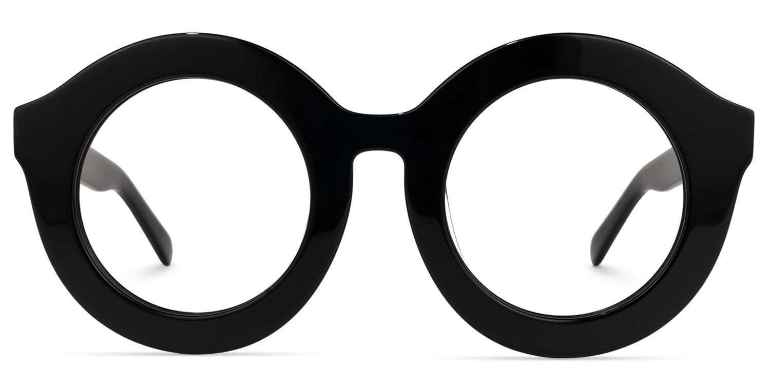 Vilmary Round Black Glasses | ZEELOOL Canada0