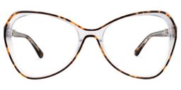 Margarita Geometric Tortoise Glasses0