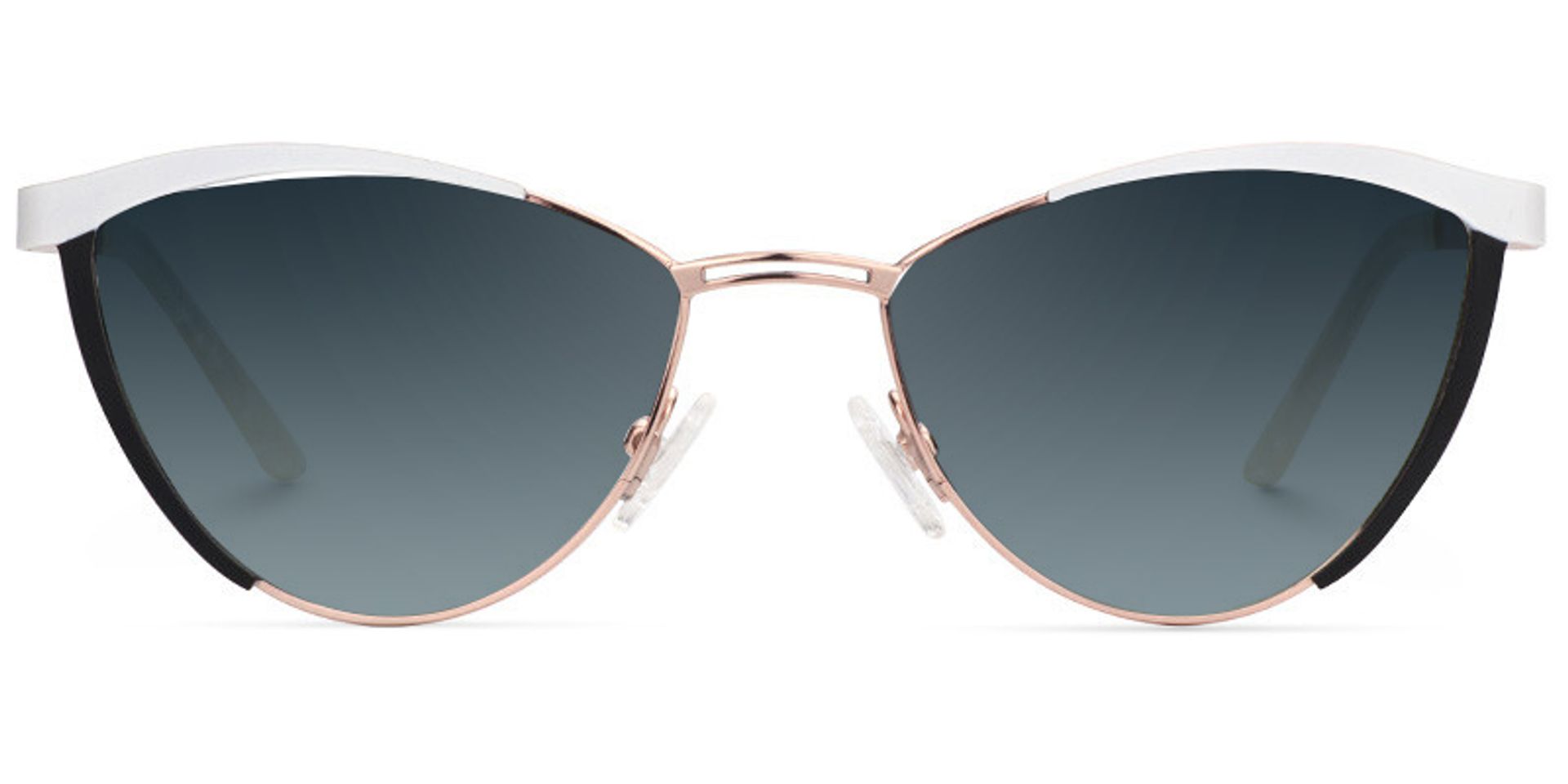 Sydney Cat Eye White Sunglasses | ZEELOOL Canada0