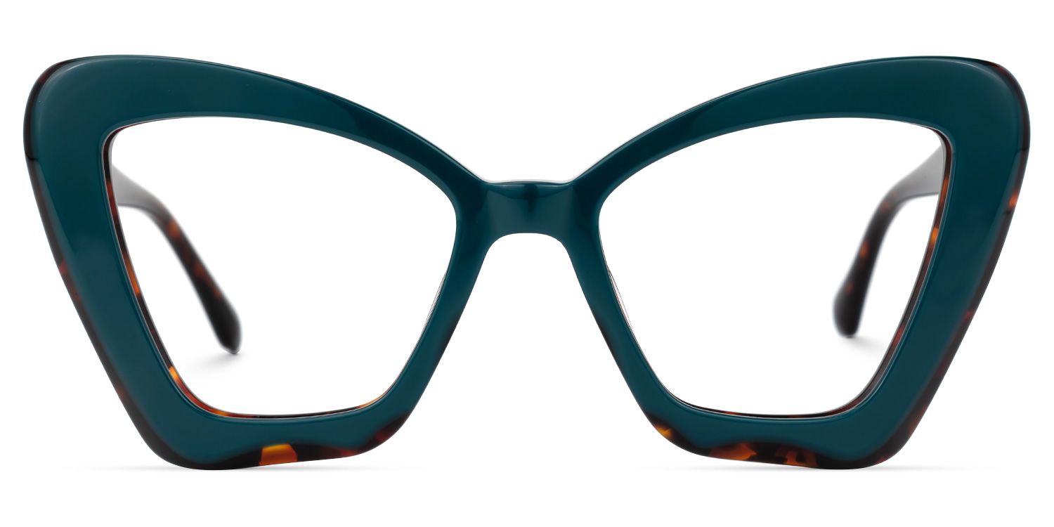 Pauline Cateye Green Glasses | ZEELOOL Canada0