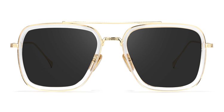 Gifford Aviator Clear Sunglasses