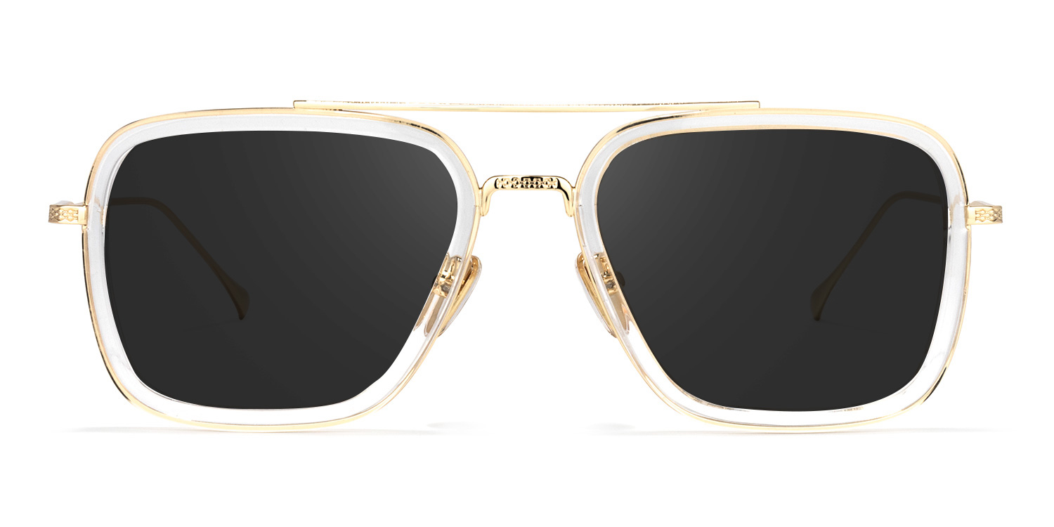 Gifford Aviator Crystal Sunglasses | ZEELOOL Canada0