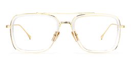 Gifford Aviator Clear Glasses2