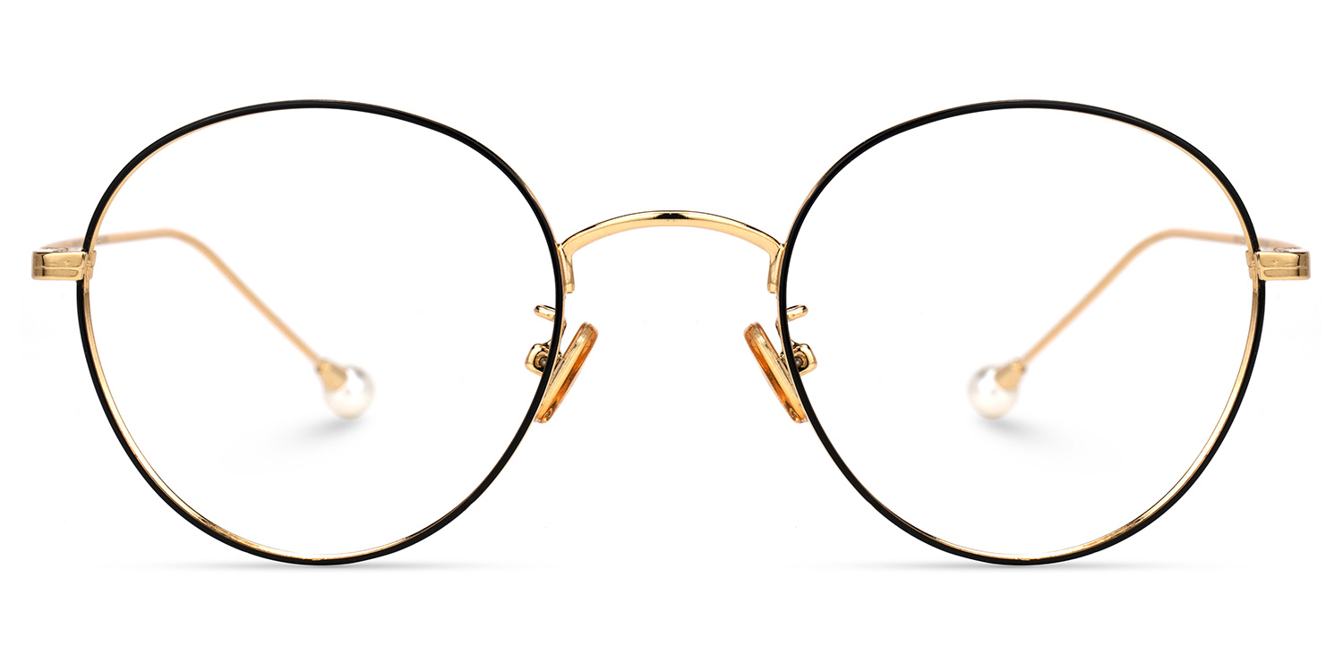 Kristina Round Black Glasses | ZEELOOL Canada0