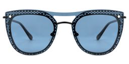 Hussain Clip-on Blue Glasses0