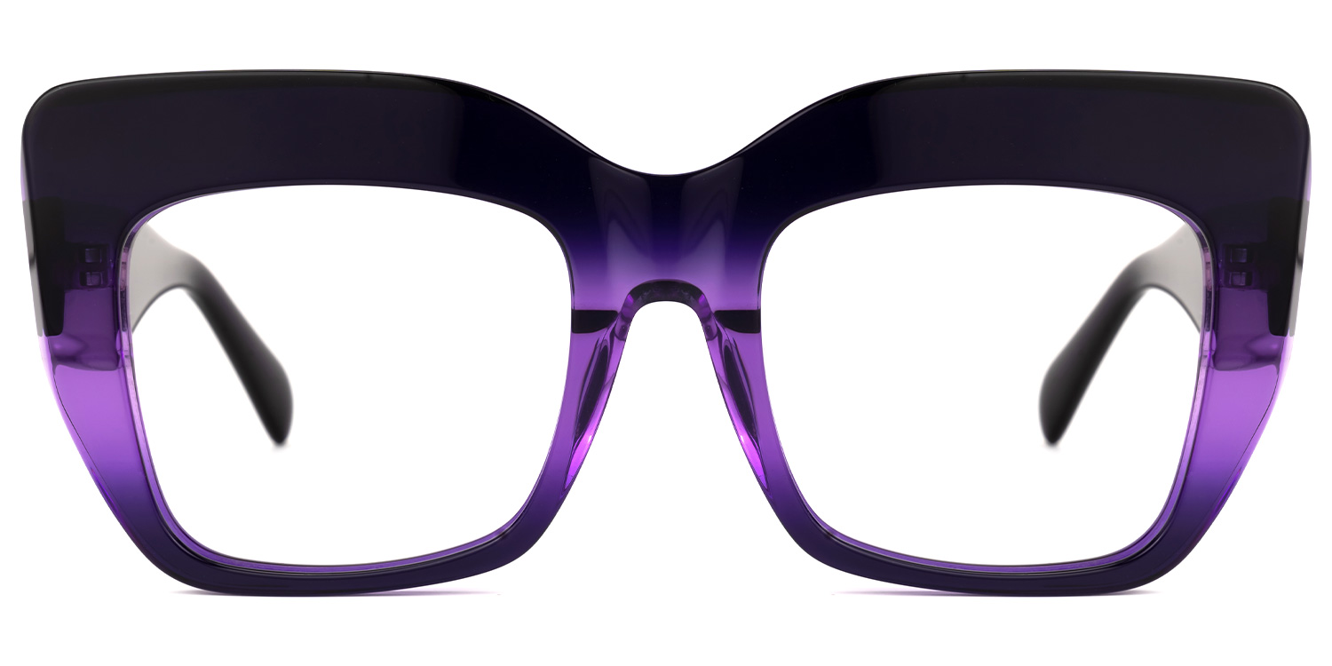 Charmaine Cat Eye Dark-Purple Glasses for Women0
