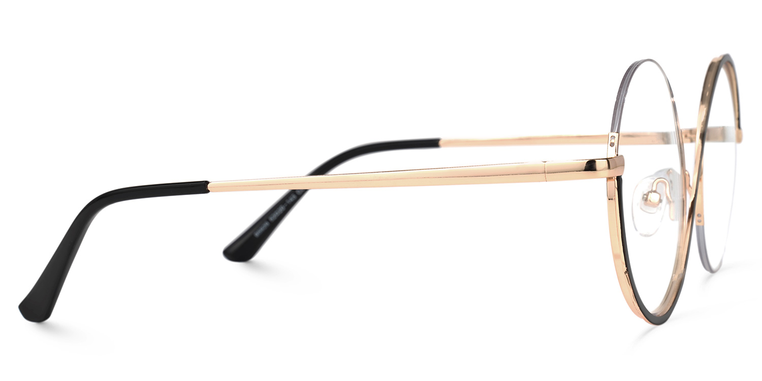 Flozif Round Black Glasses4