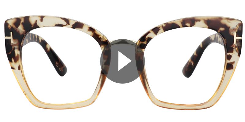 Square Light Tortoise Glasses | ZEELOOL Canada0