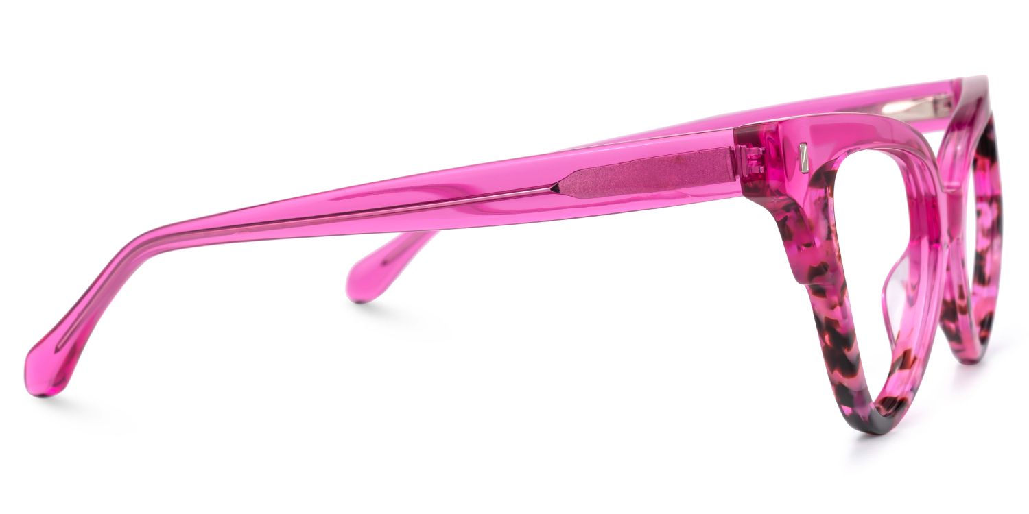 Jacek Cateye Bright-Pink Glasses | ZEELOOL Canada2