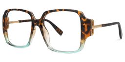 Colon Square Tortoise Glasses1