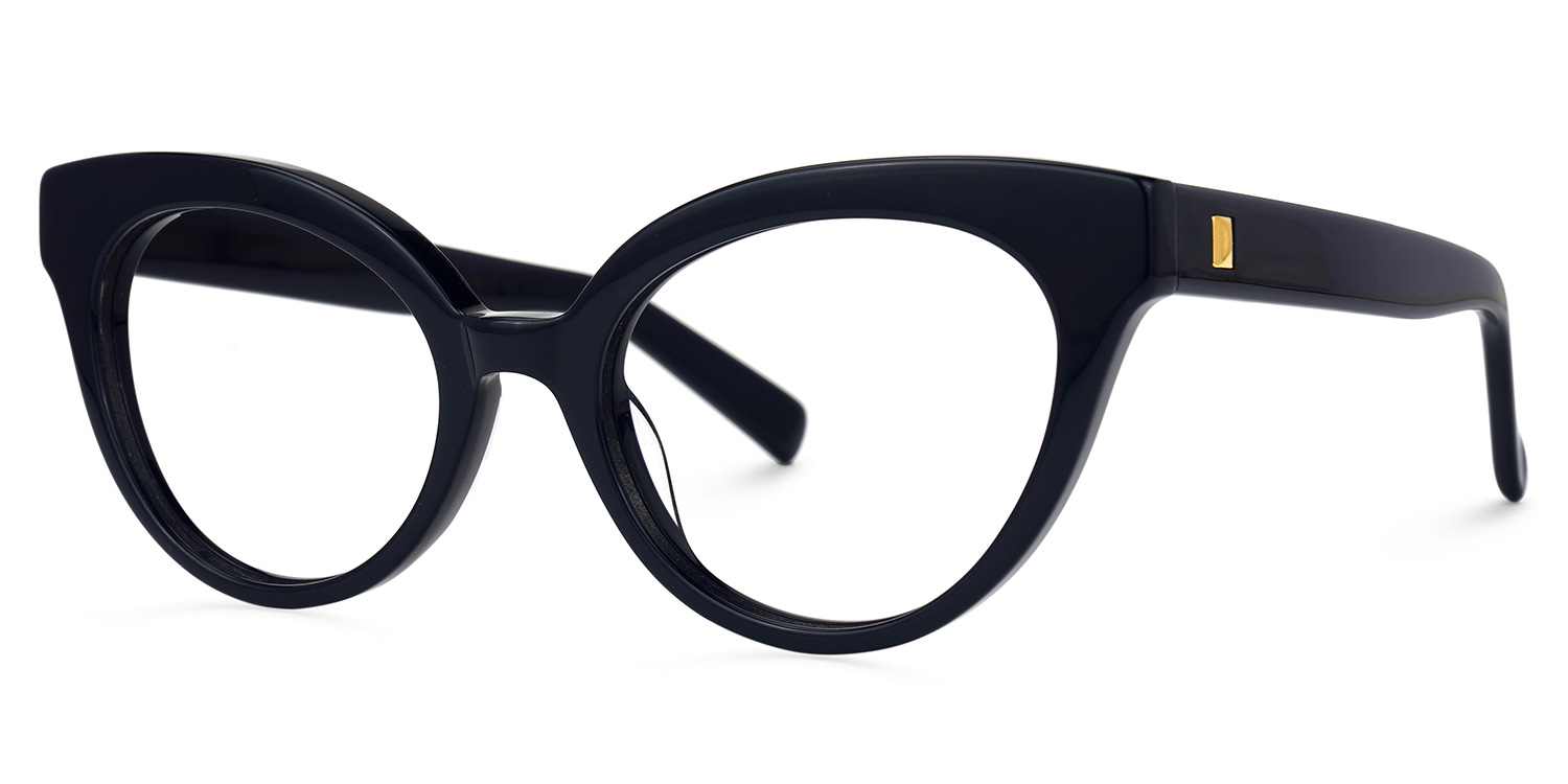 Miya Cateye Dark Blue Glasses1