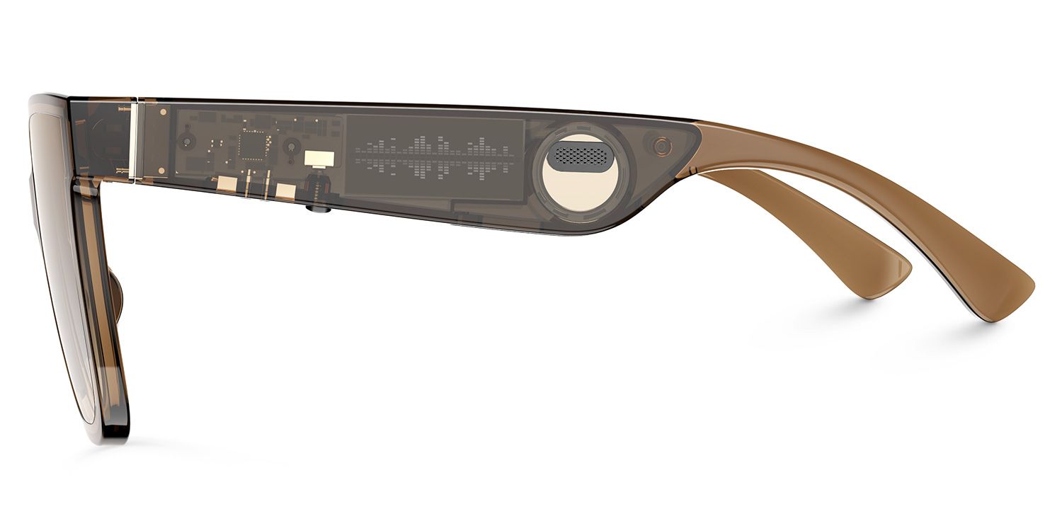 Boman Square Brown Bluetooth Sunglasses | ZEELOOL Canada2
