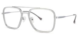 Nayeli Aviator Gray-Silver Glasses1
