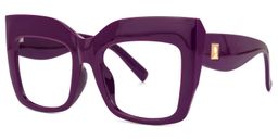 Alberta Cateye Purple Glasses1