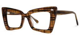 Kairos Cateye Brown Glasses2