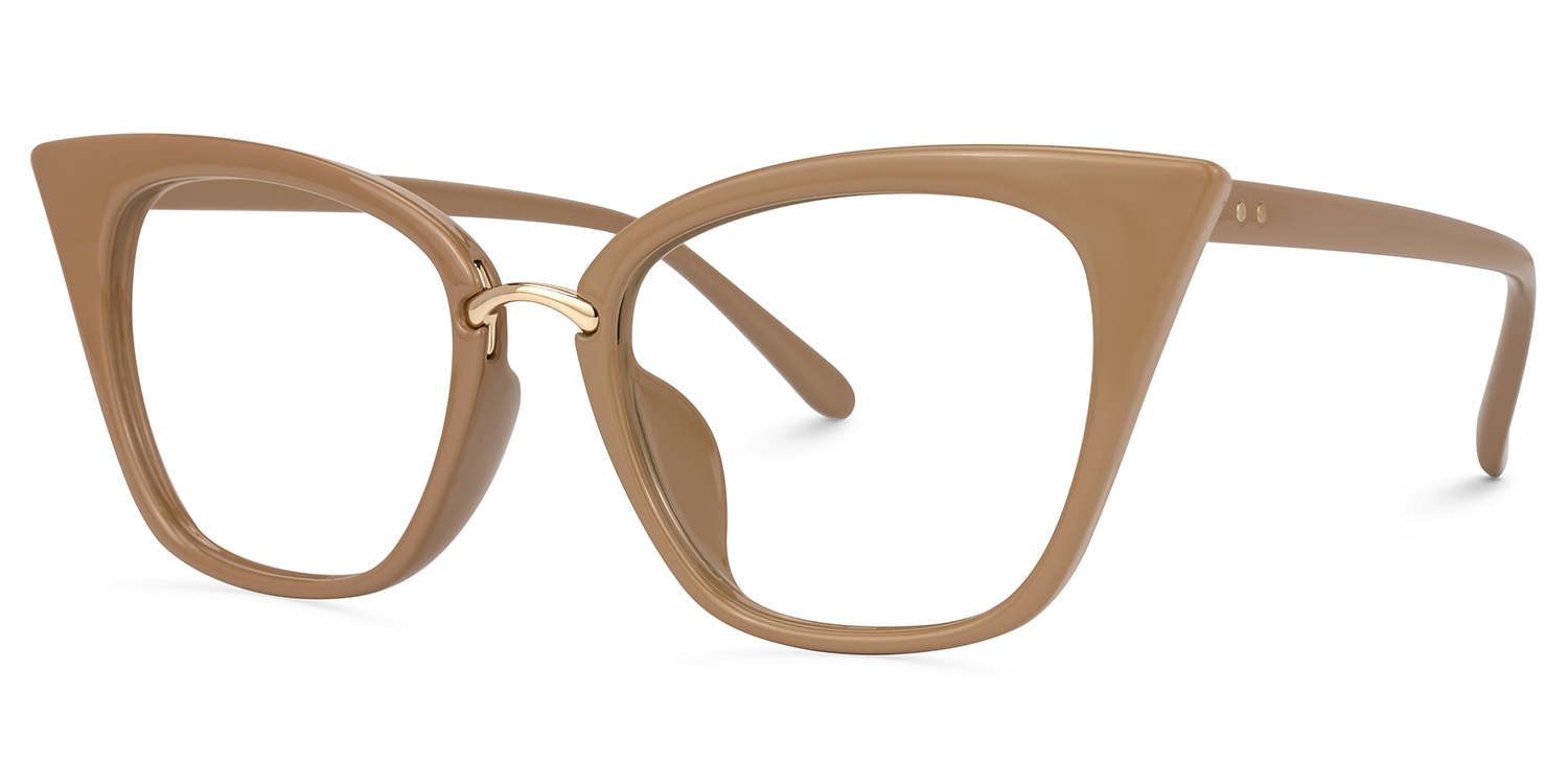 Chandrikar Cateye Mocha Frame Glasses | ZEELOOL Canada1