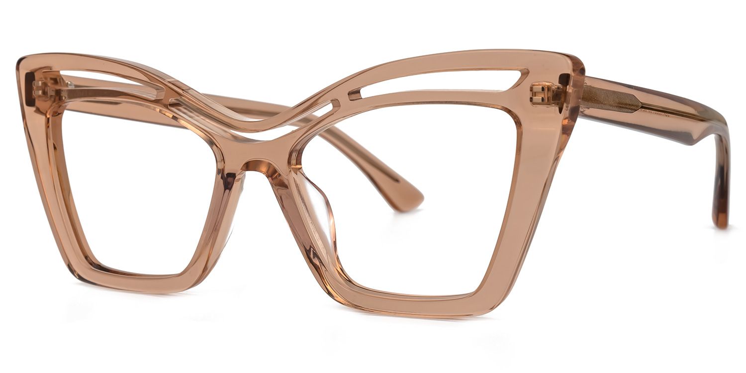 Arsolon Cateye Beige Glasses | ZEELOOL Canada1
