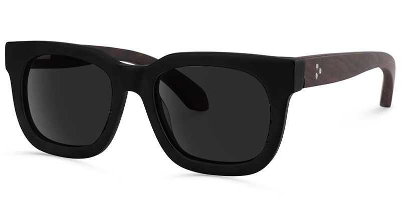 Sam Acetate Black Frame Sunglasses | ZEELOOL CA1