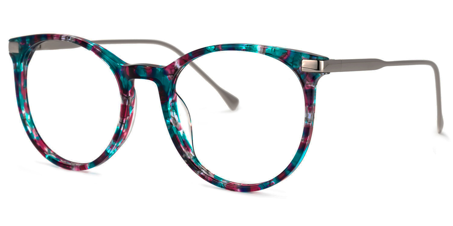 Lenid Round Floral Glasses1