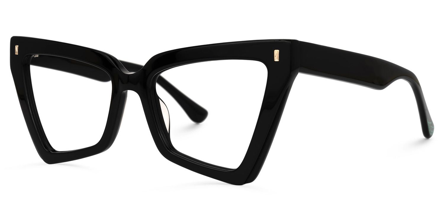 Berbey Geometric Black Glasses | ZEELOOL Canada1