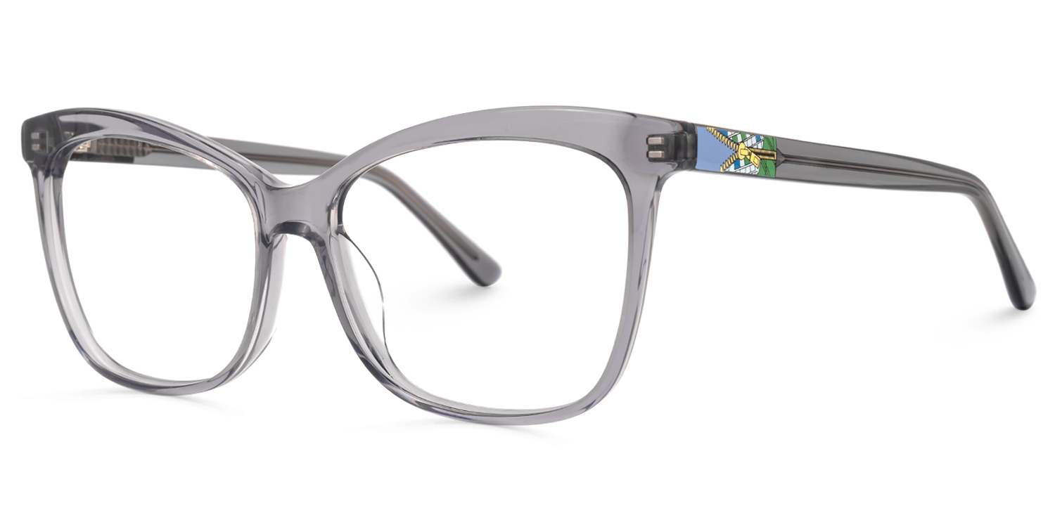 Alfred Butterfly Gray Frame Glasses | ZEELOOL Canada1