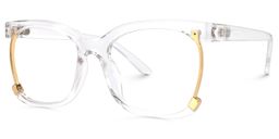 Obando Square Clear Glasses1