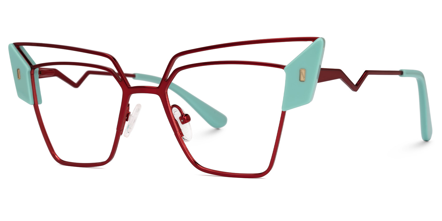 Jojo Cateye Green Glasses | ZEELOOL Canada1