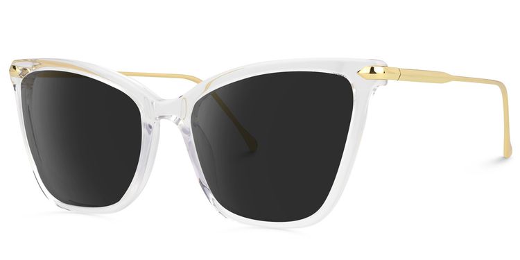Hilary Clear Butterfly Sunglasses