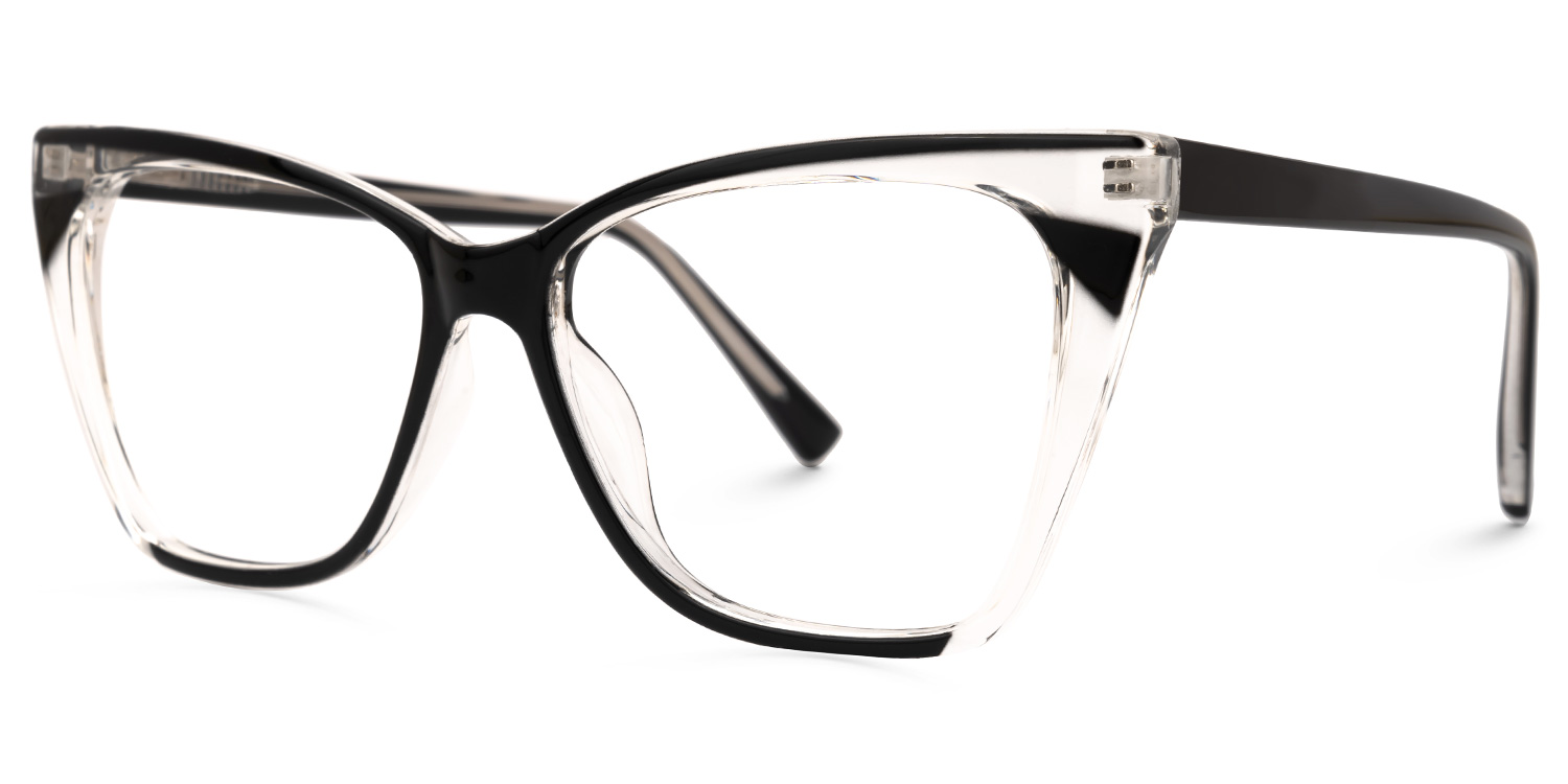 Jomar Cateye Black Glasses | ZEELOOL Canada1