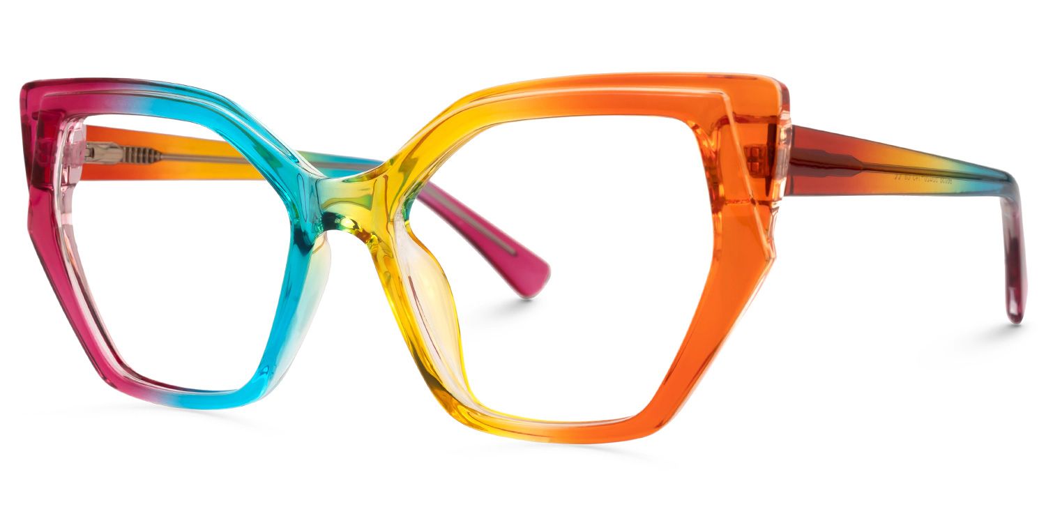 Lorena Geometric Multicolor Glasses | ZEELOOL Canada1