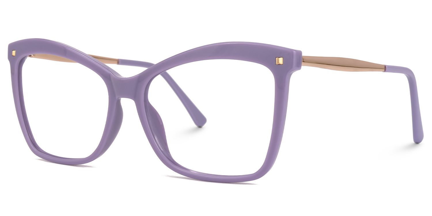 Isaebella Butterfly Light Purple Frame Glasses | ZEELOOL Canada1