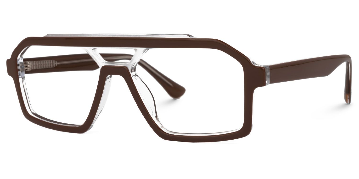 Samira Aviator Chocolate Glasses | ZEELOOL Canada1