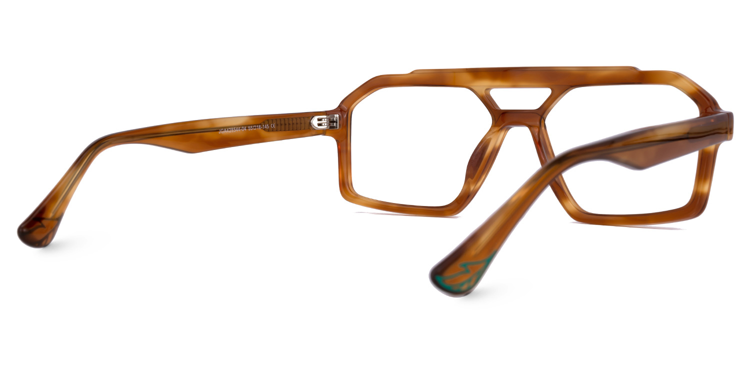 Samira Aviator Brown Glasses | ZEELOOL Canada3