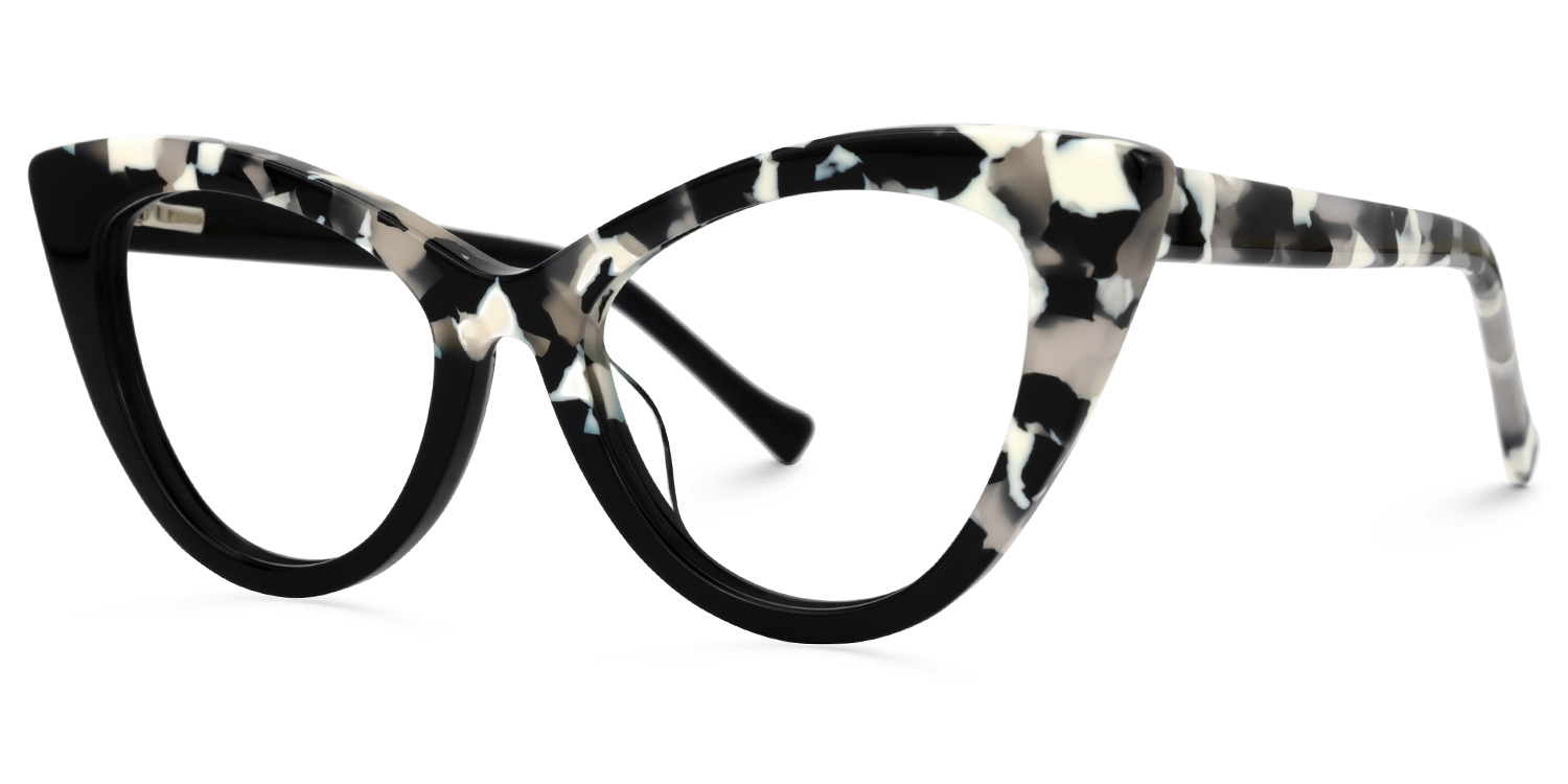Maxine Cateye Glasses and Black-Tortoise Frames1