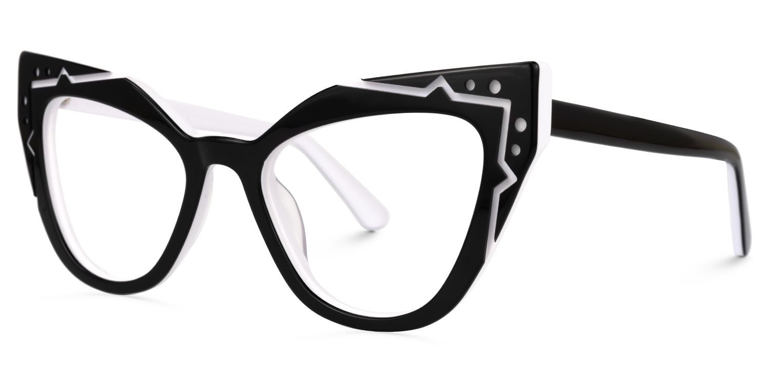 Kandice Cateye Black Glasses | ZEELOOL Canada1