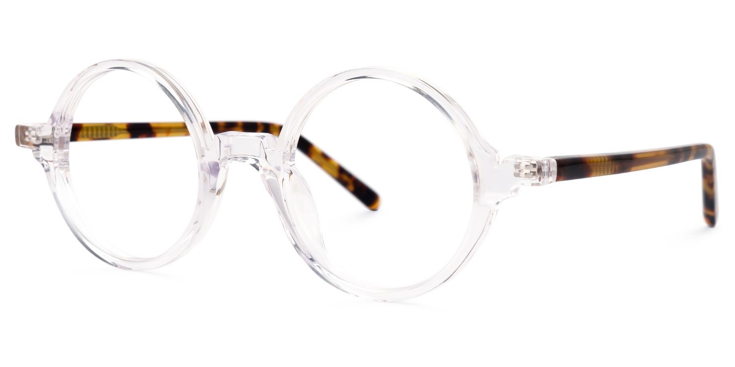 Otto Round Clear Glasses | ZEELOOL Canada1