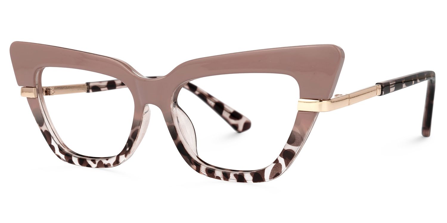Vanille Cateye Two-Tone Glasses | ZEELOOL Canada1