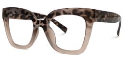 Malcolm Two-Tone Square Glasses1