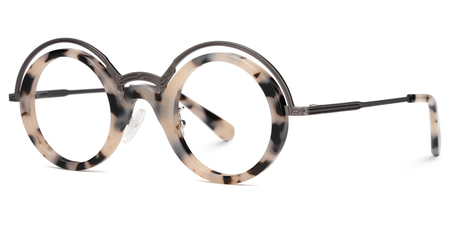 Suzzette Round Tortoise Glasses | ZEELOOL Canada1