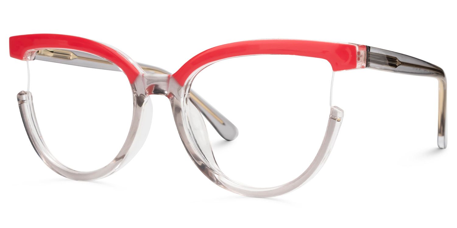 Tiwari Cateye Gray Glasses | ZEELOOL Canada1