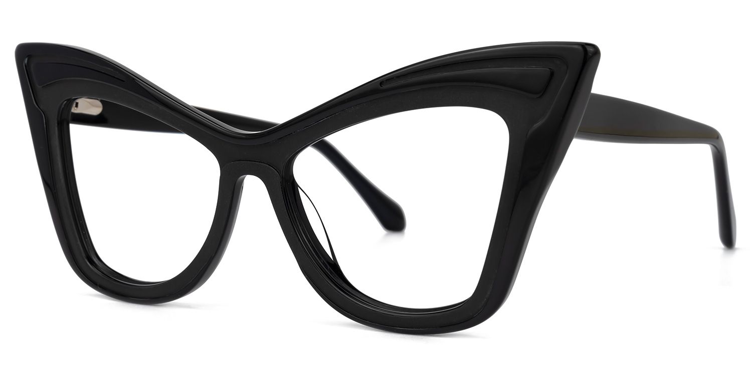 Sindy Cateye Black Glasses | ZEELOOL Canada1