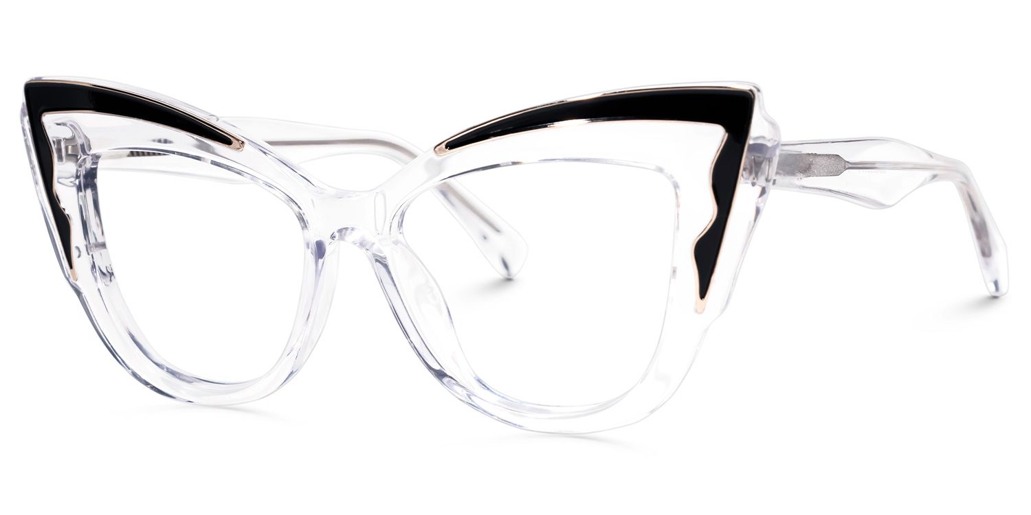 Dyson Cateye Clear Glasses | ZEELOOL Canada1