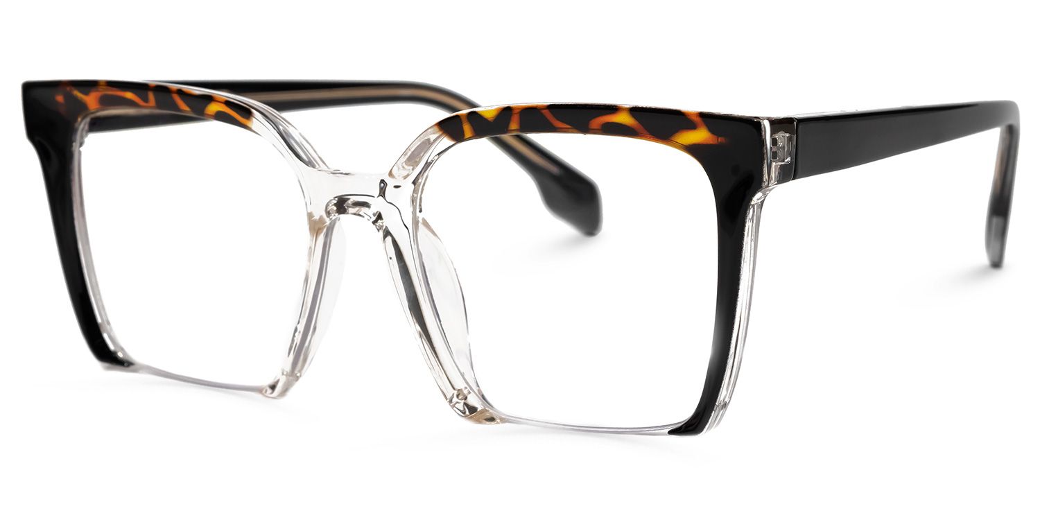Misty Square Black Glasses | ZEELOOL Canada1