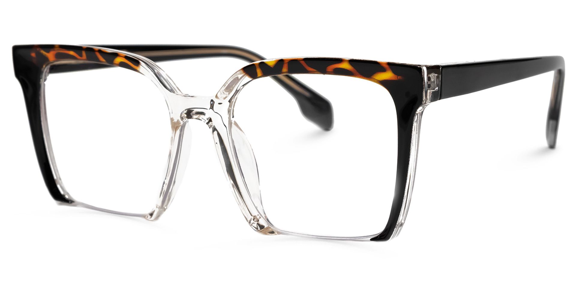 Misty Square Black Glasses | ZEELOOL Canada1
