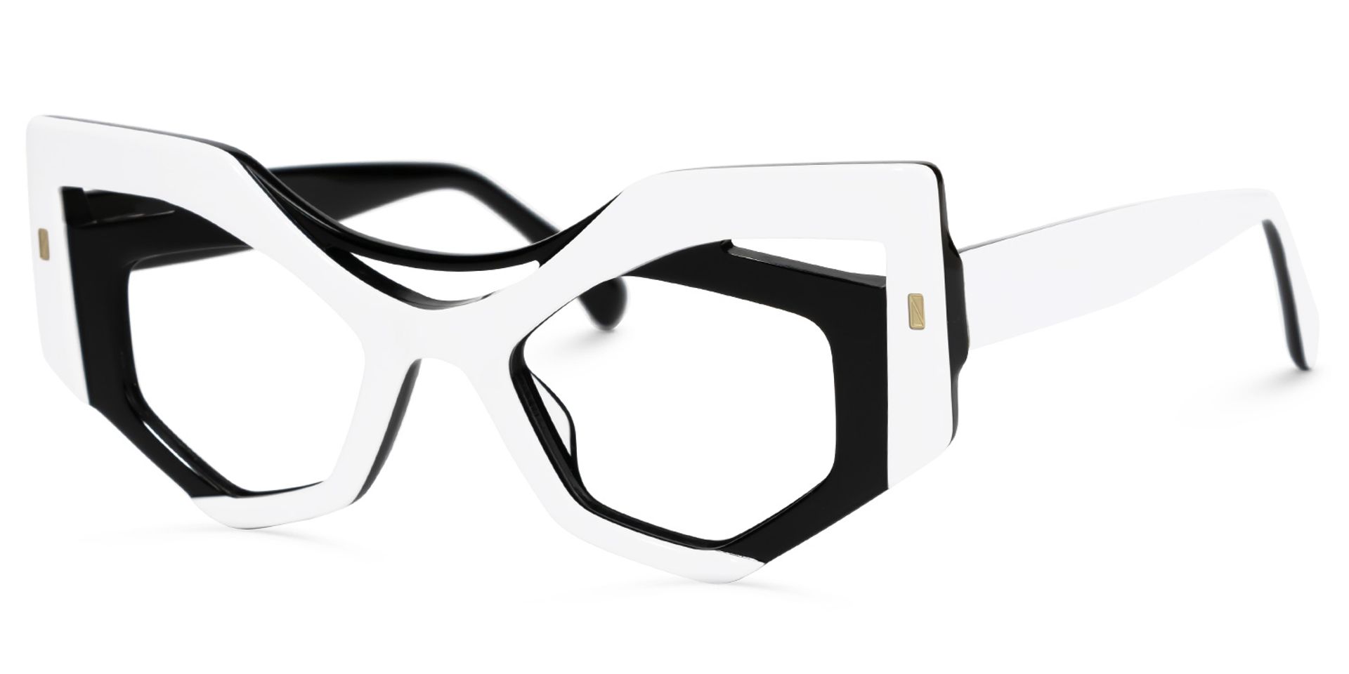 Mondal Geometric White Glasses | ZEELOOL Canada1