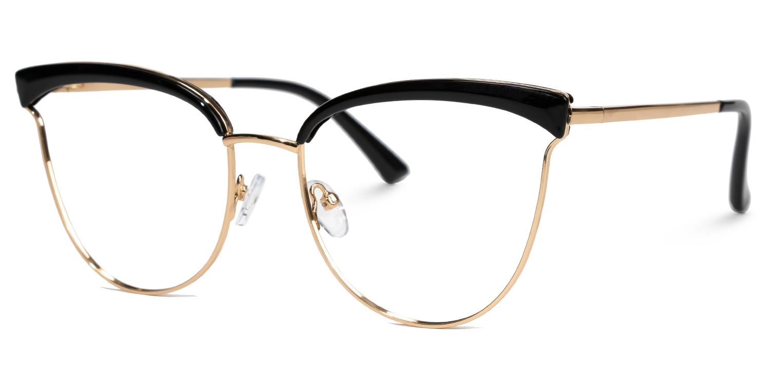 Lawrence Cateye Black Glasses | ZEELOOL Canada1
