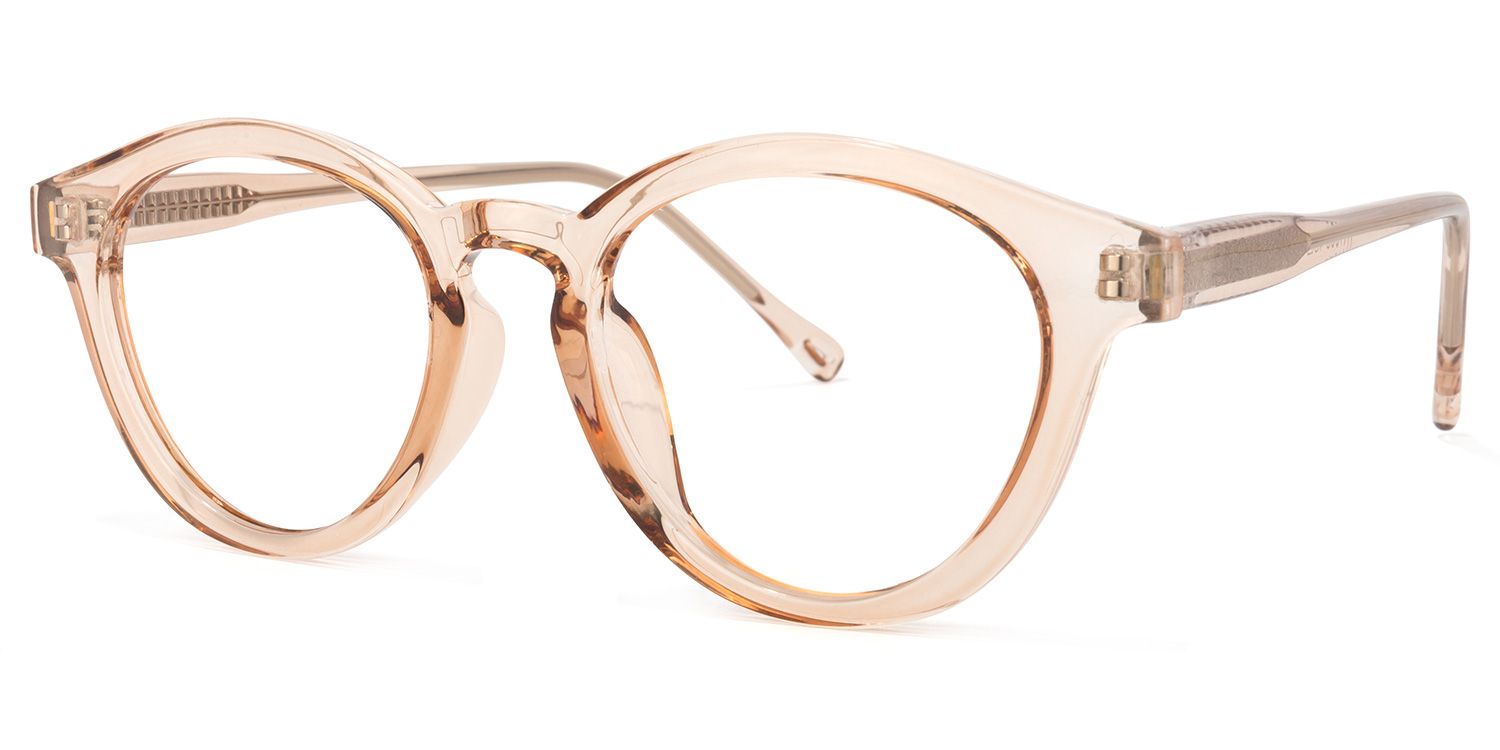 Pierce Round Beige Glasses | ZEELOOL Canada1