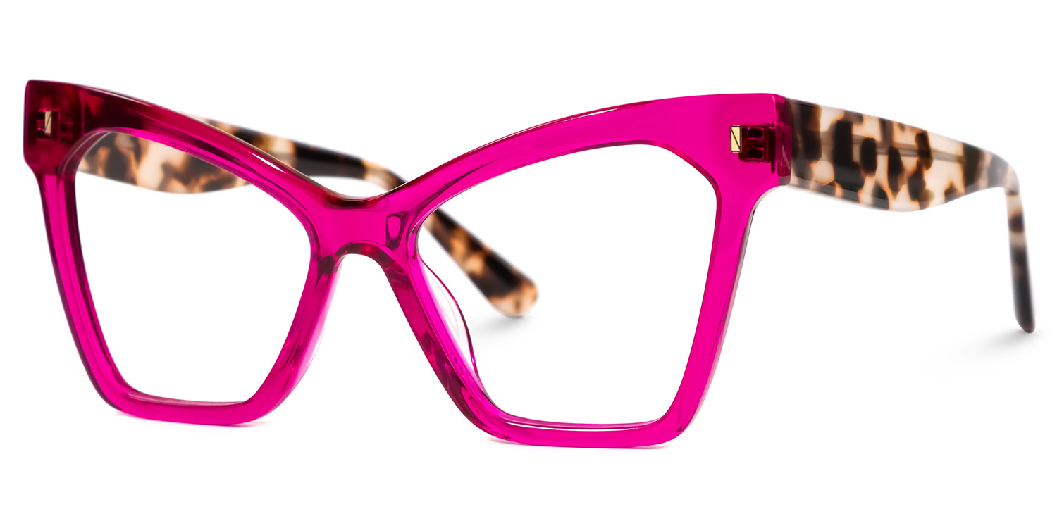 Senica Cateye Purple Glasses | Zeelool Glasses2