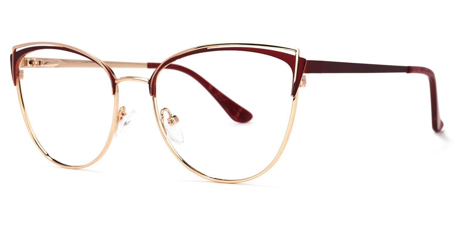 Red Faust Faust Cateye Red Glasses | ZEELOOL Canada