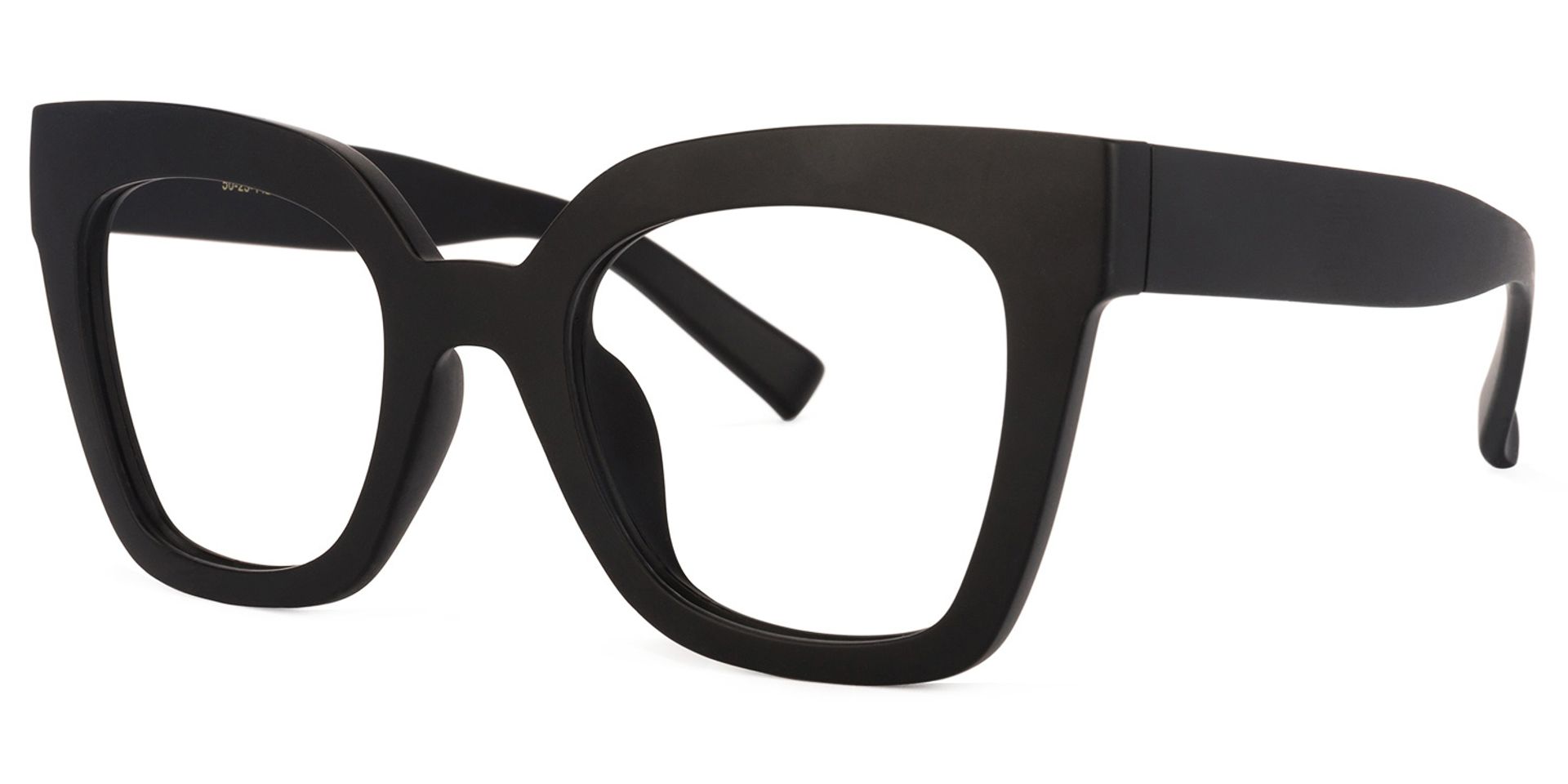 Malcolm Square Matte Black Glasses with Prescription1